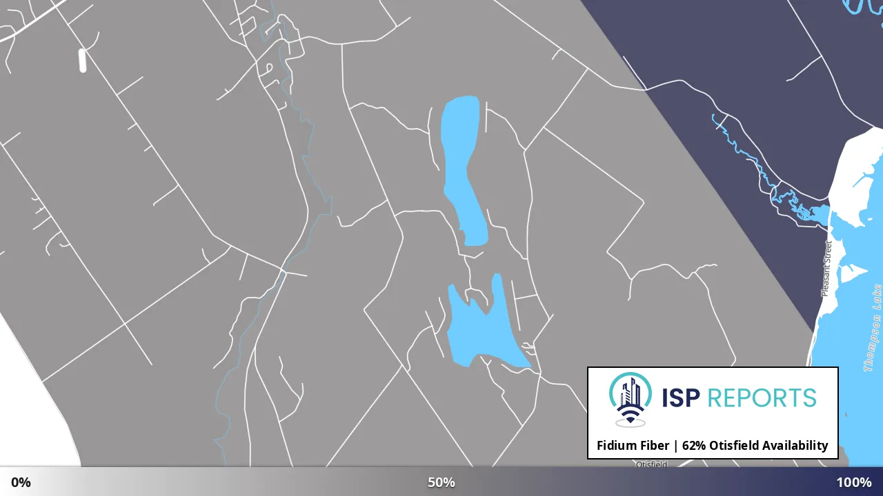Otisfield, ME map of internet availability