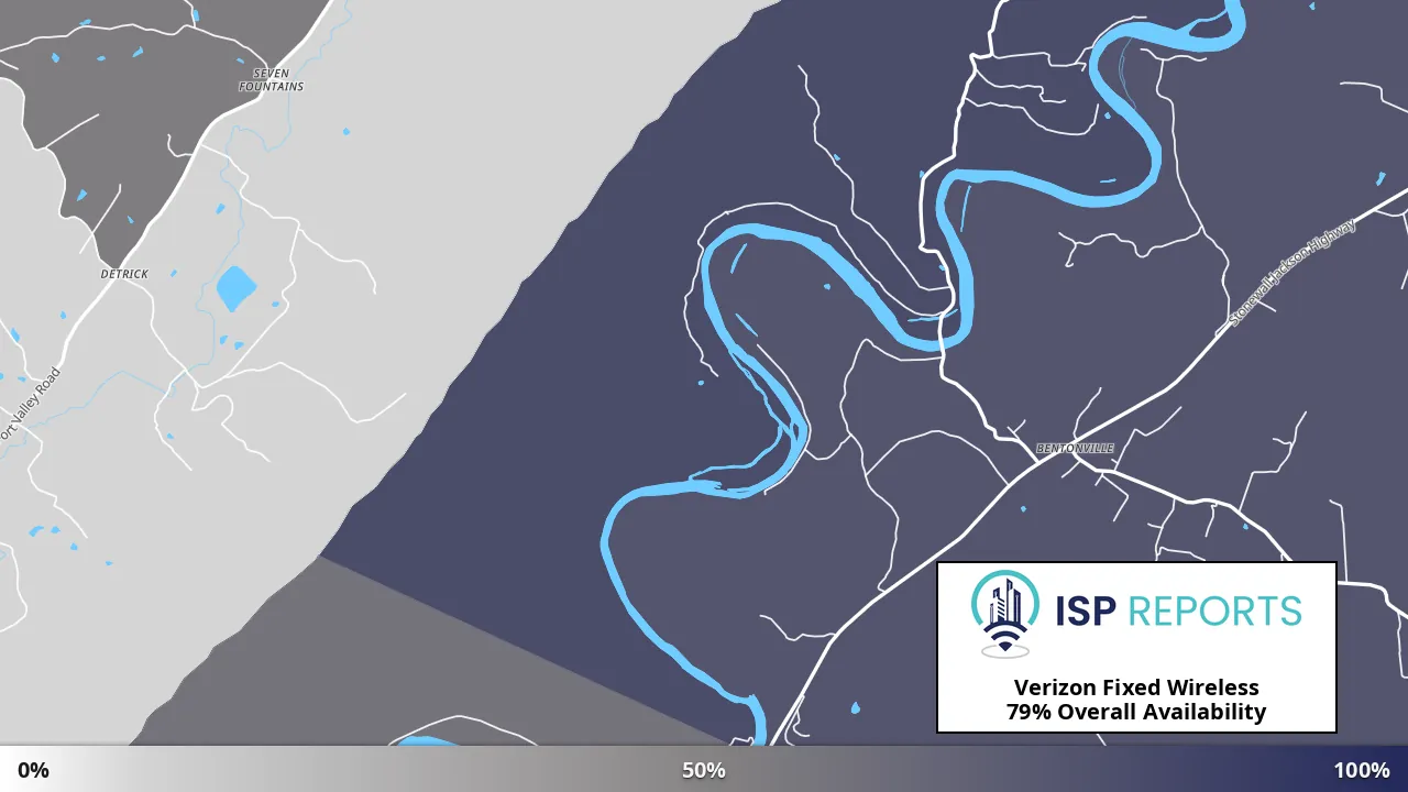 Overall, VA map of internet availability
