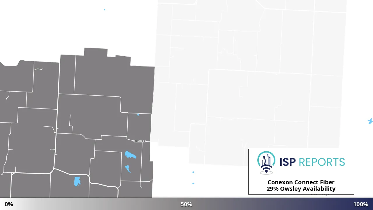 Owsley, MO map of internet availability