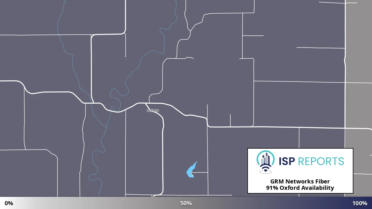 Oxford, MO map of internet availability