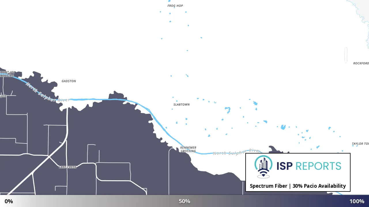 Pacio, TX map of internet availability