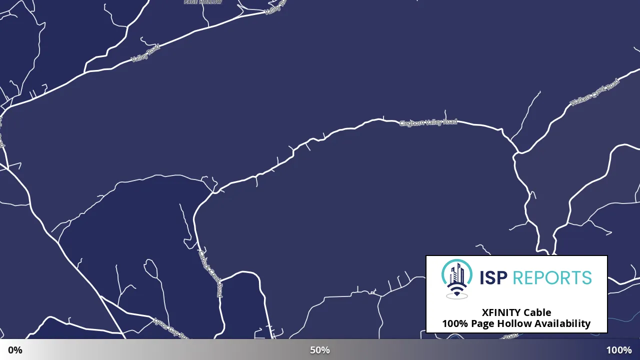 Page Hollow, VA map of internet availability