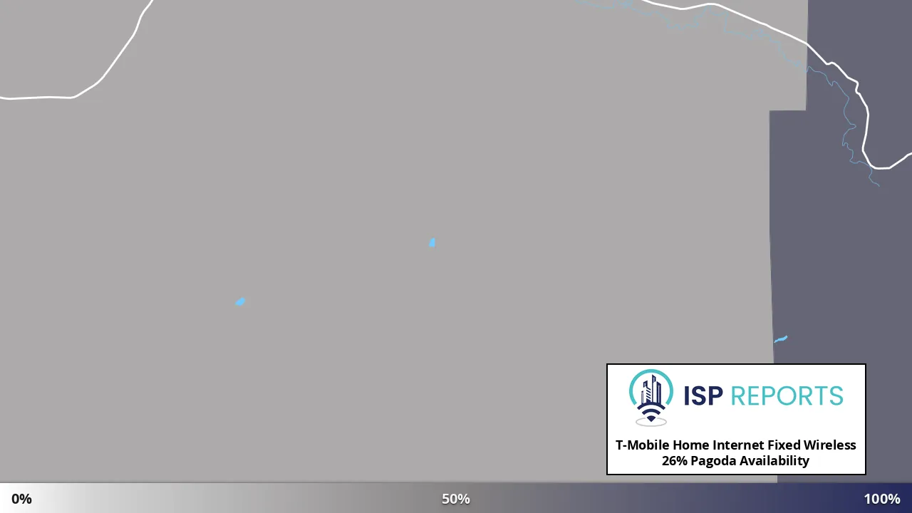 Pagoda, CO map of internet availability