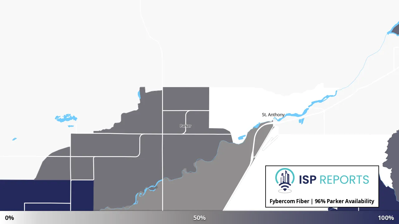 Parker, ID map of internet availability