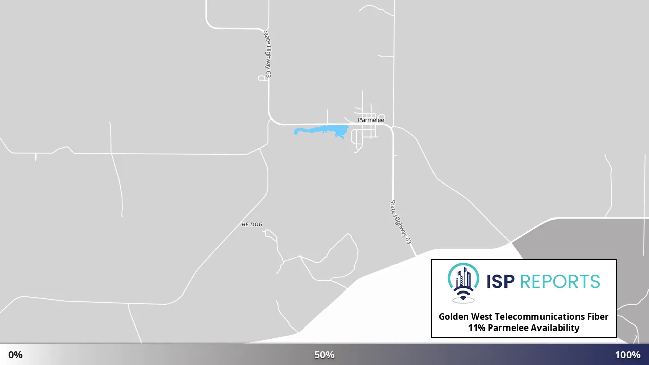 Parmelee, SD map of internet availability