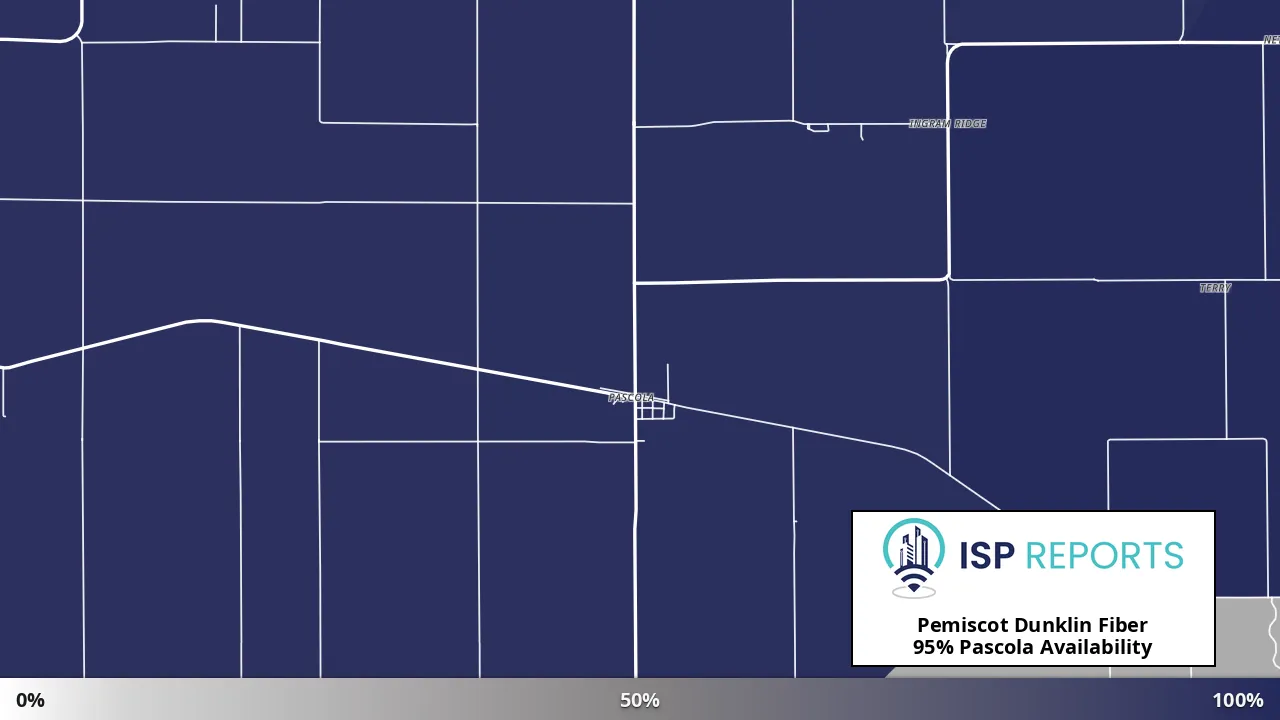 Pascola, MO map of internet availability