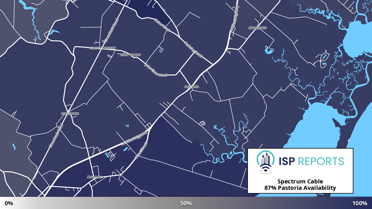 Pastoria, VA map of internet availability