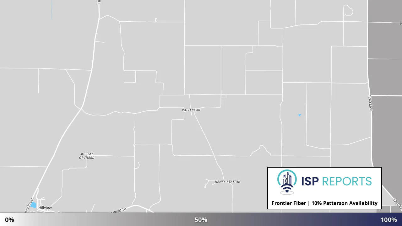 Patterson, IL map of internet availability