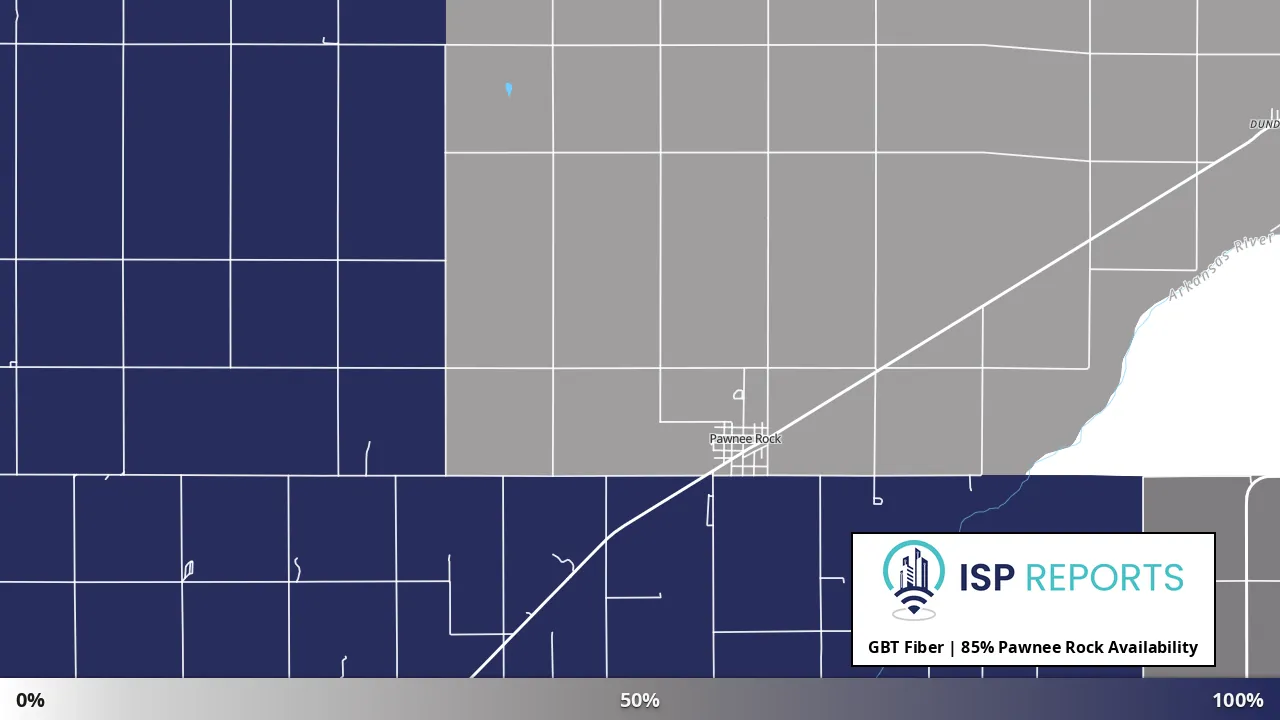 Pawnee Rock, KS map of internet availability