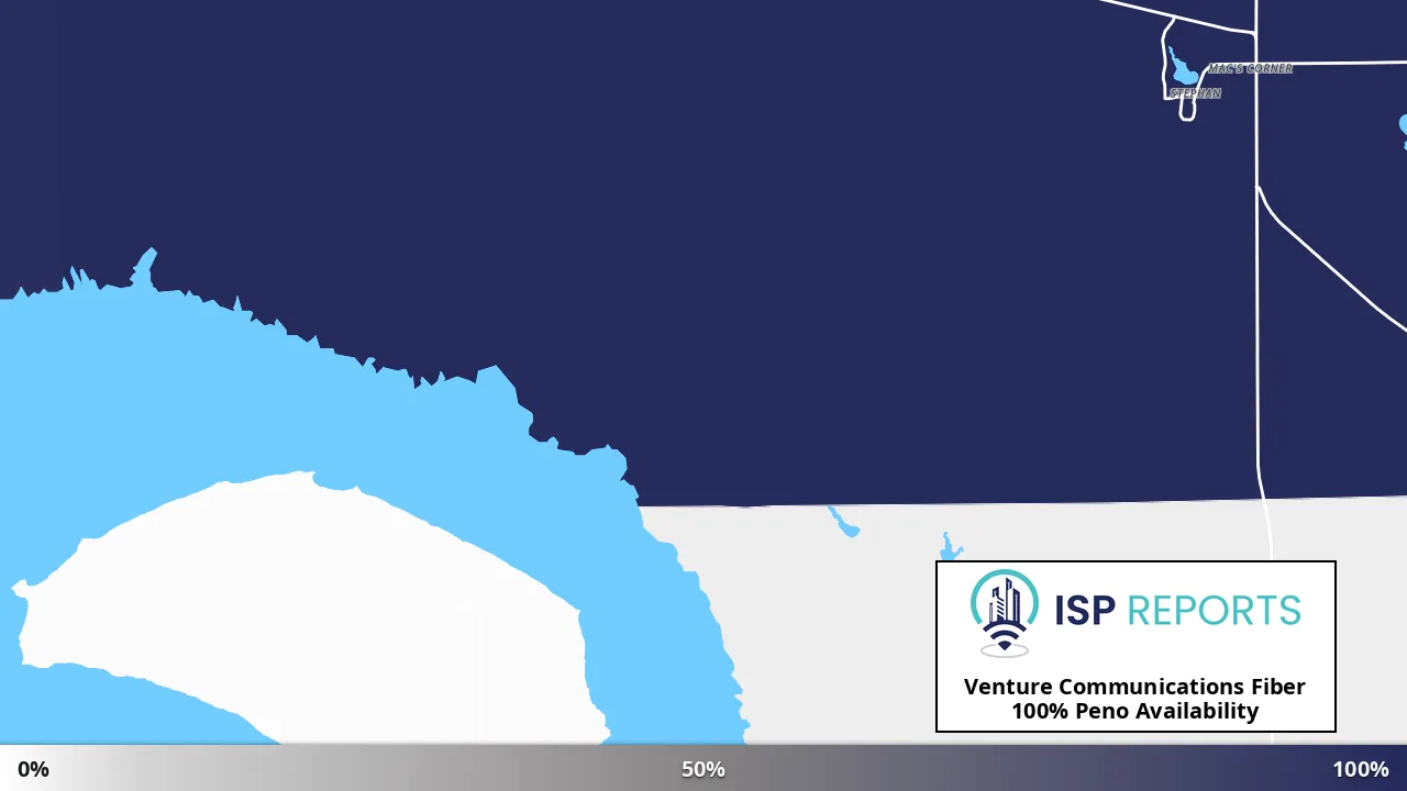 Peno, SD map of internet availability