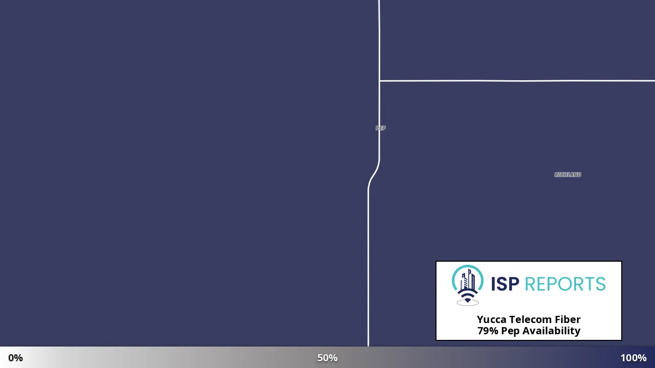 Pep, NM map of internet availability