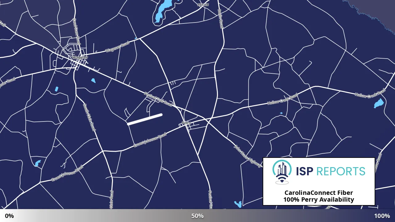 Perry, SC map of internet availability