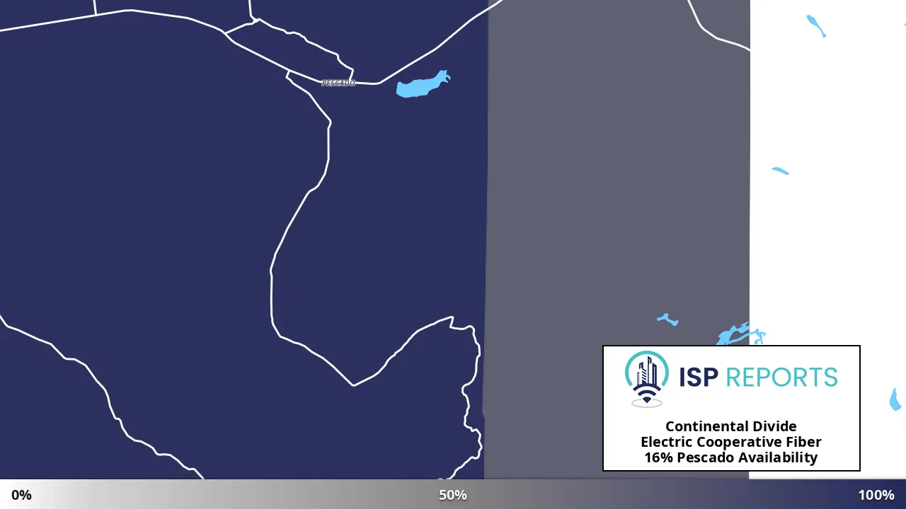 Pescado, NM map of internet availability