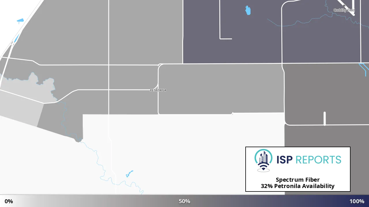 Petronila, TX map of internet availability