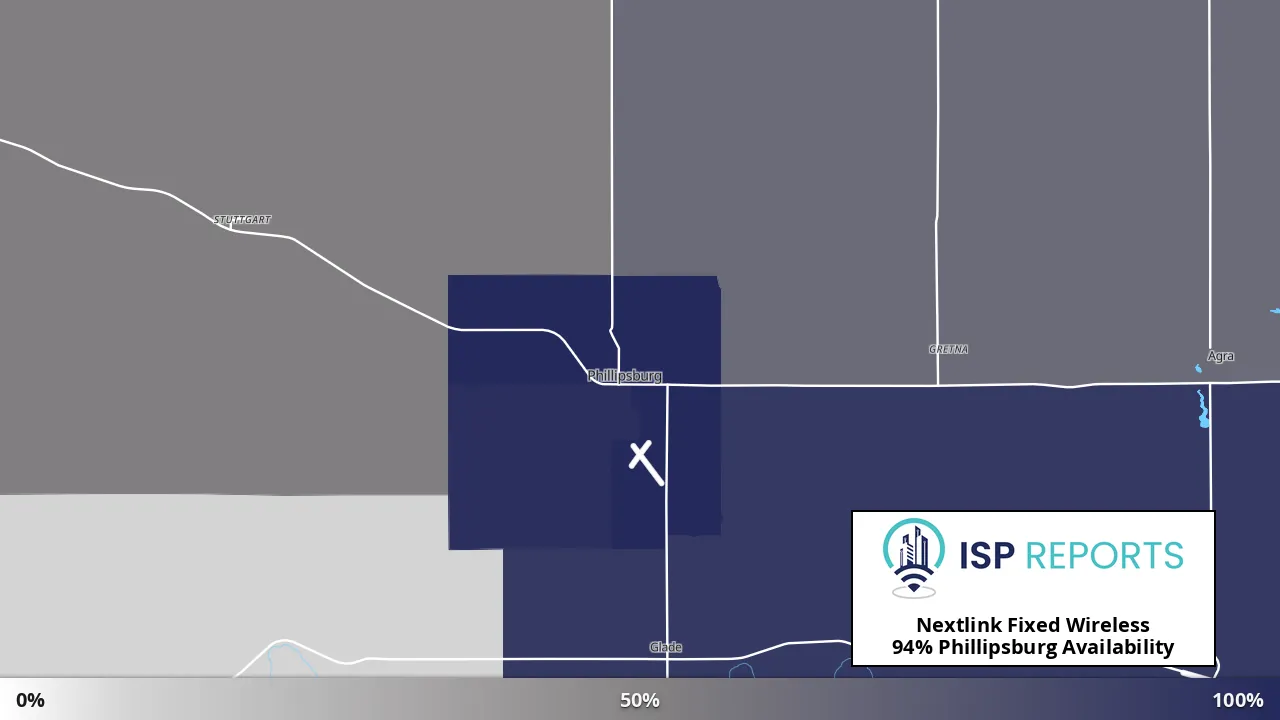 Phillipsburg, KS map of internet availability