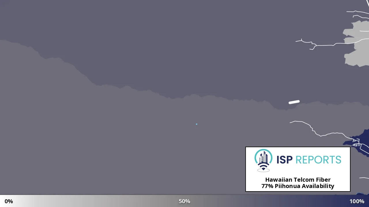 Piihonua, HI map of internet availability