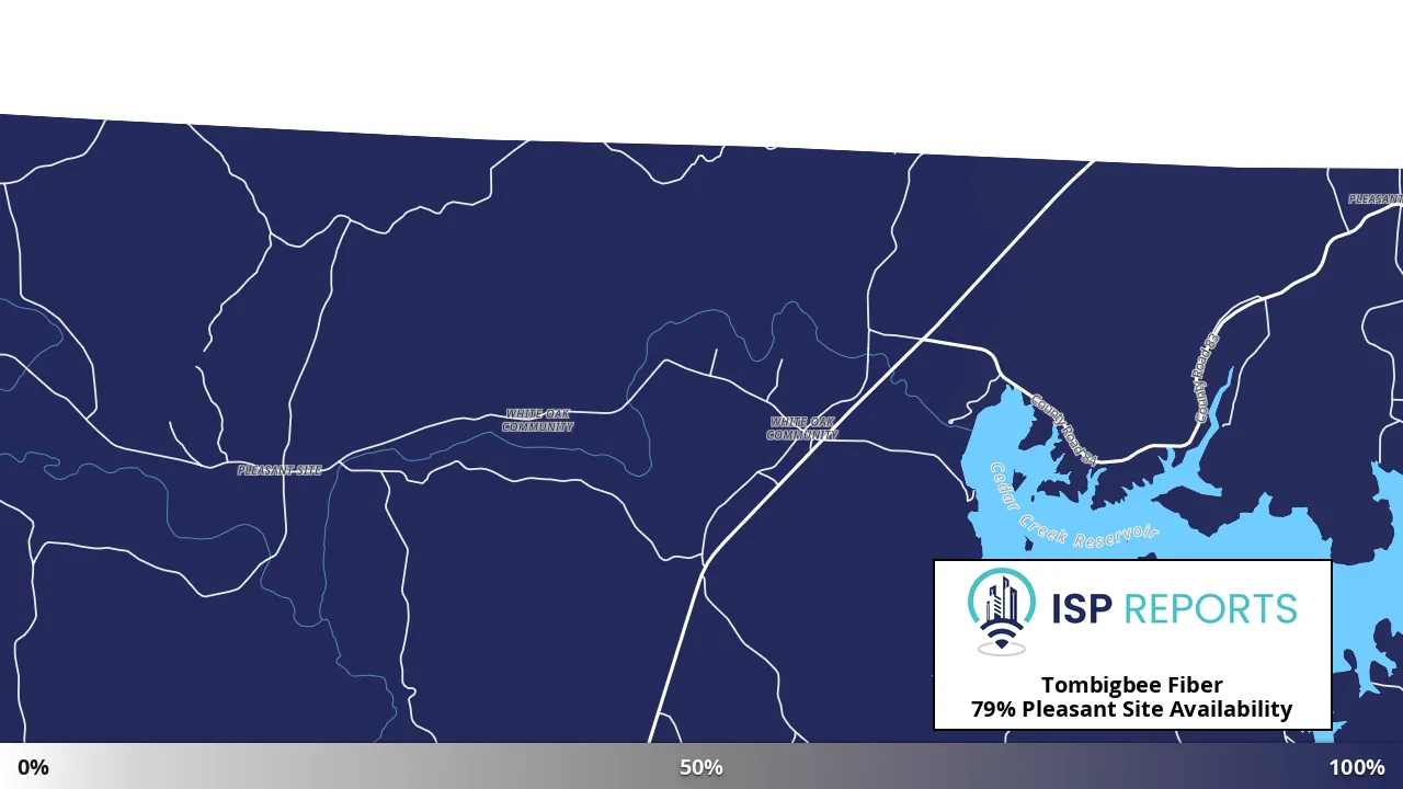 Pleasant Site, AL map of internet availability