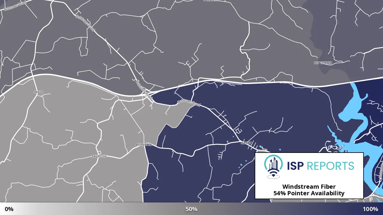 Pointer, KY map of internet availability