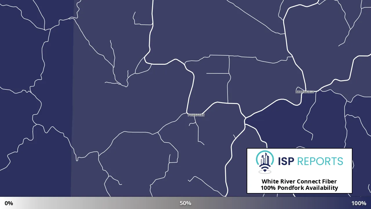 Pondfork, MO map of internet availability