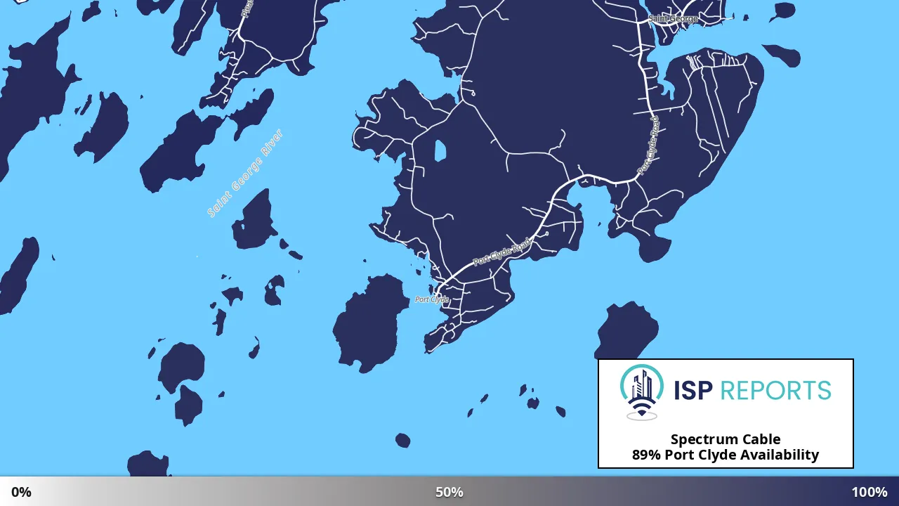 Port Clyde, ME map of internet availability