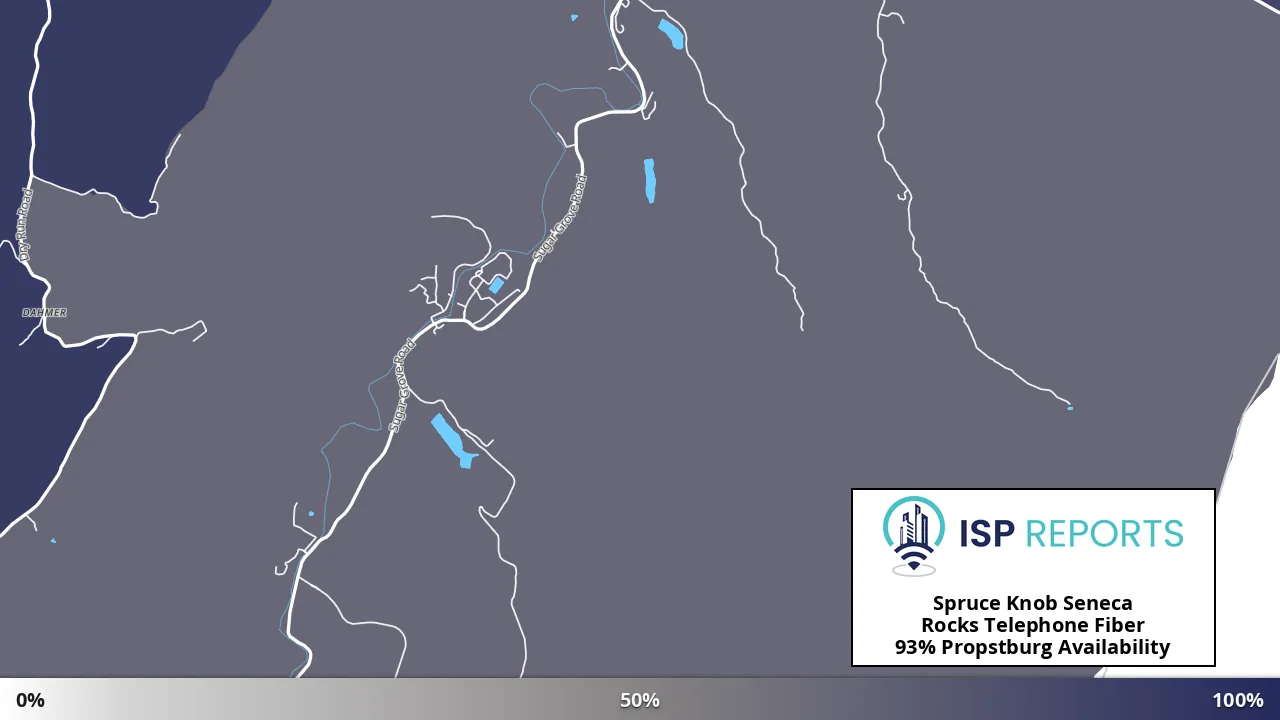 Propstburg, WV map of internet availability