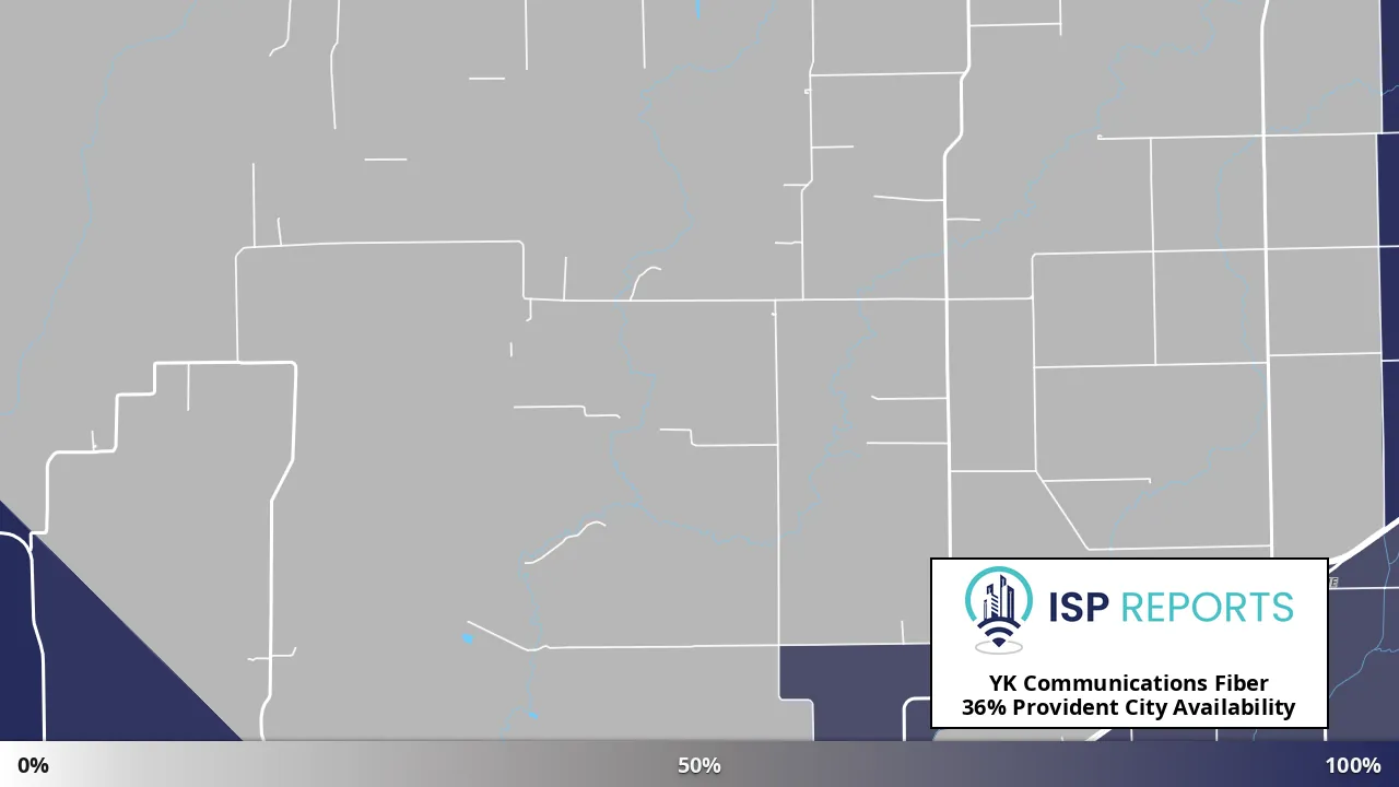 Provident City, TX map of internet availability
