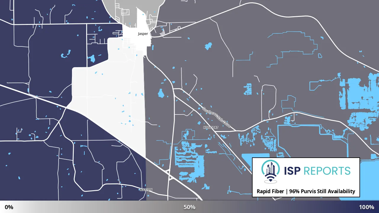 Purvis Still, FL map of internet availability