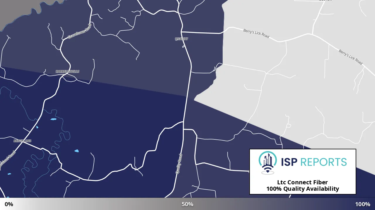 Quality, KY map of internet availability
