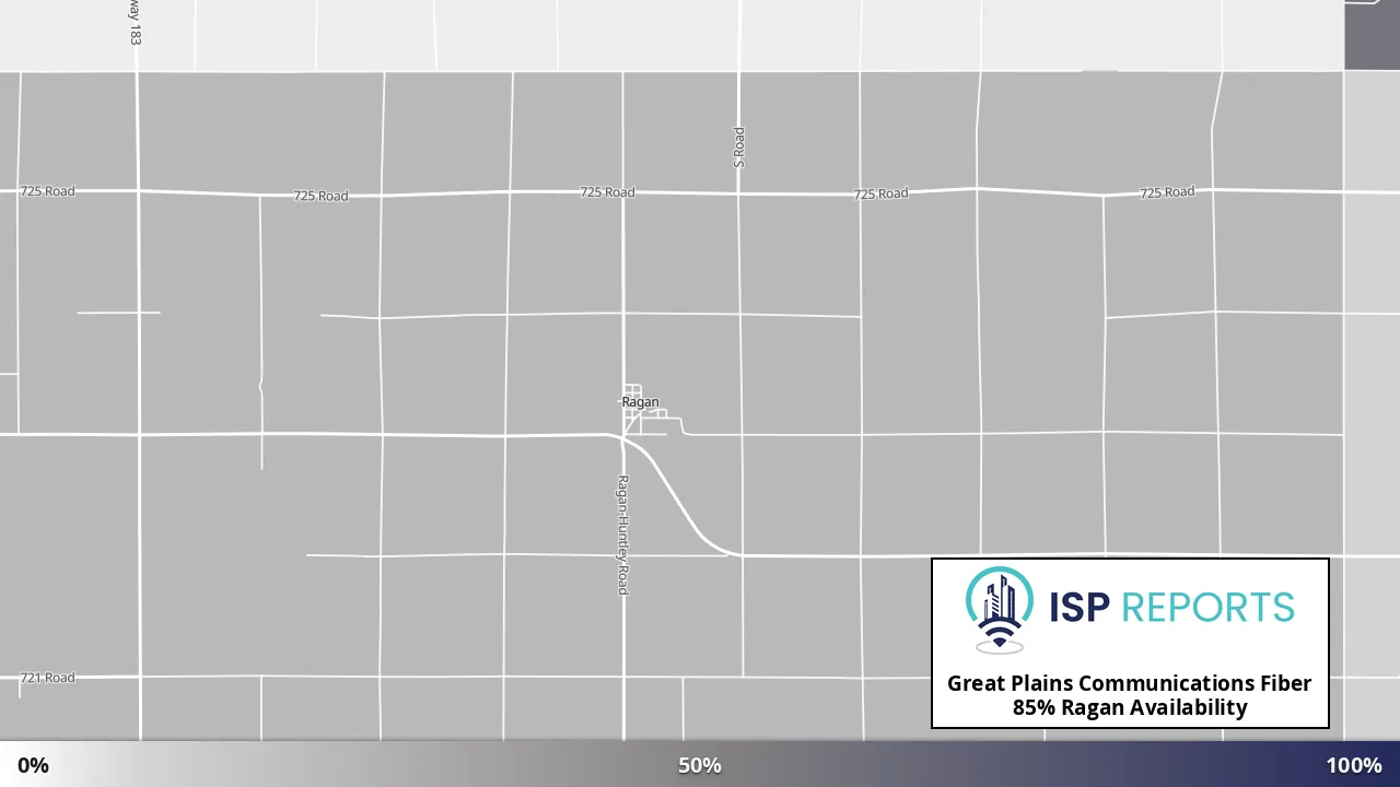 Ragan, NE map of internet availability