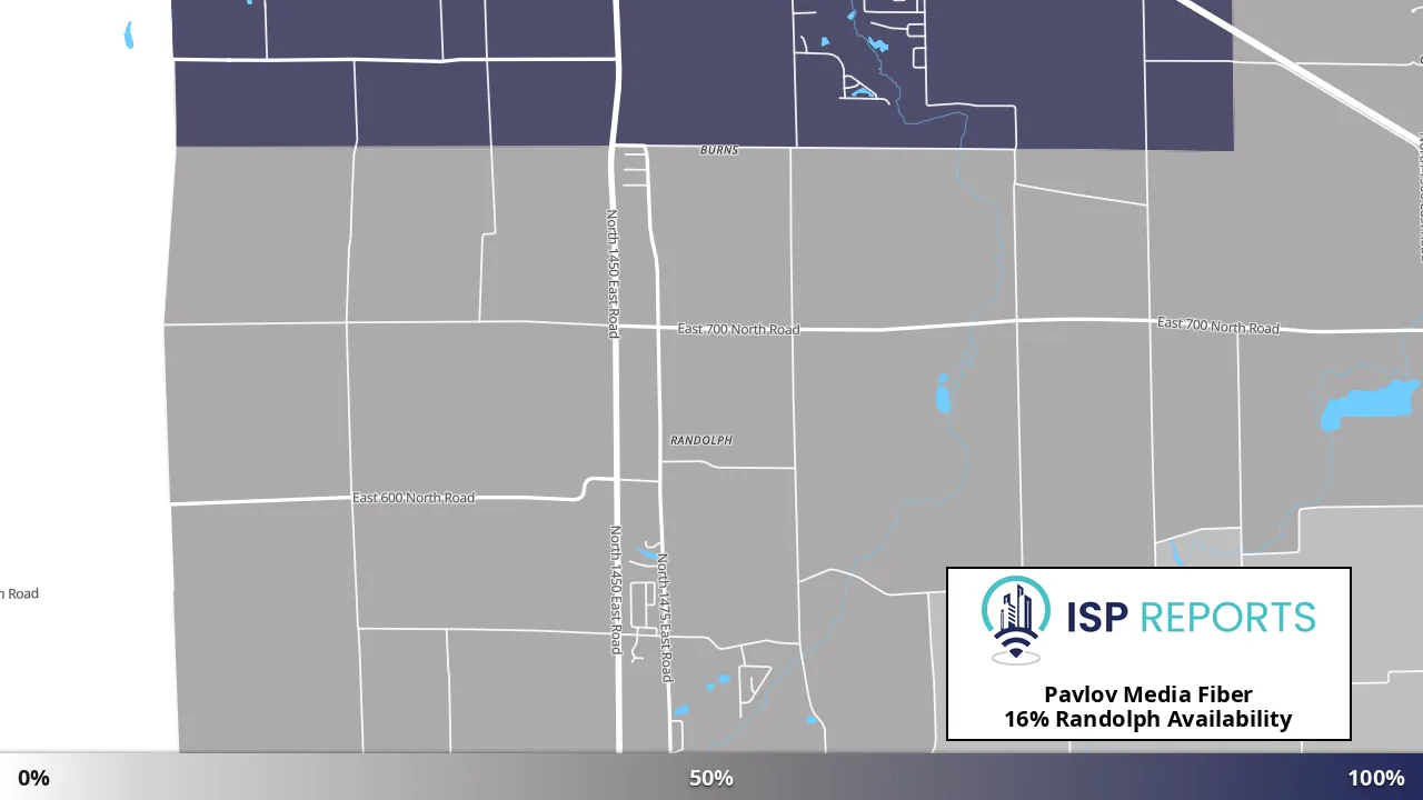 Randolph, IL map of internet availability
