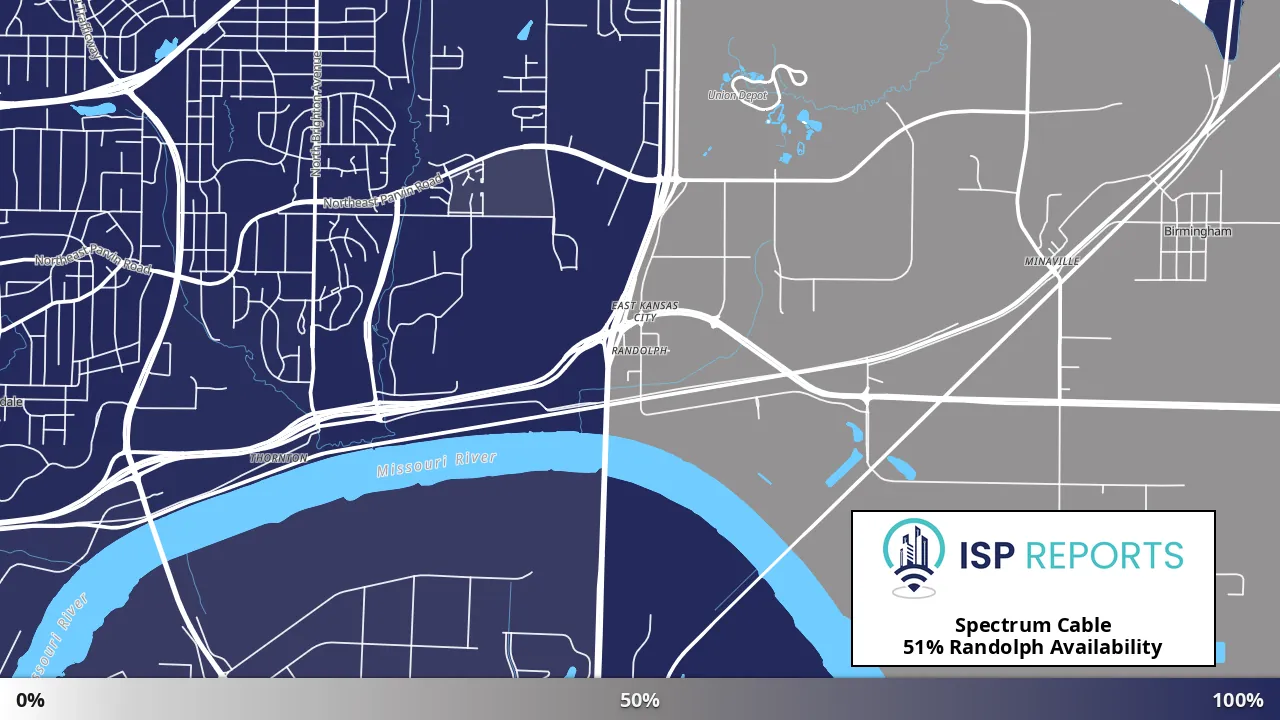 Randolph, MO map of internet availability