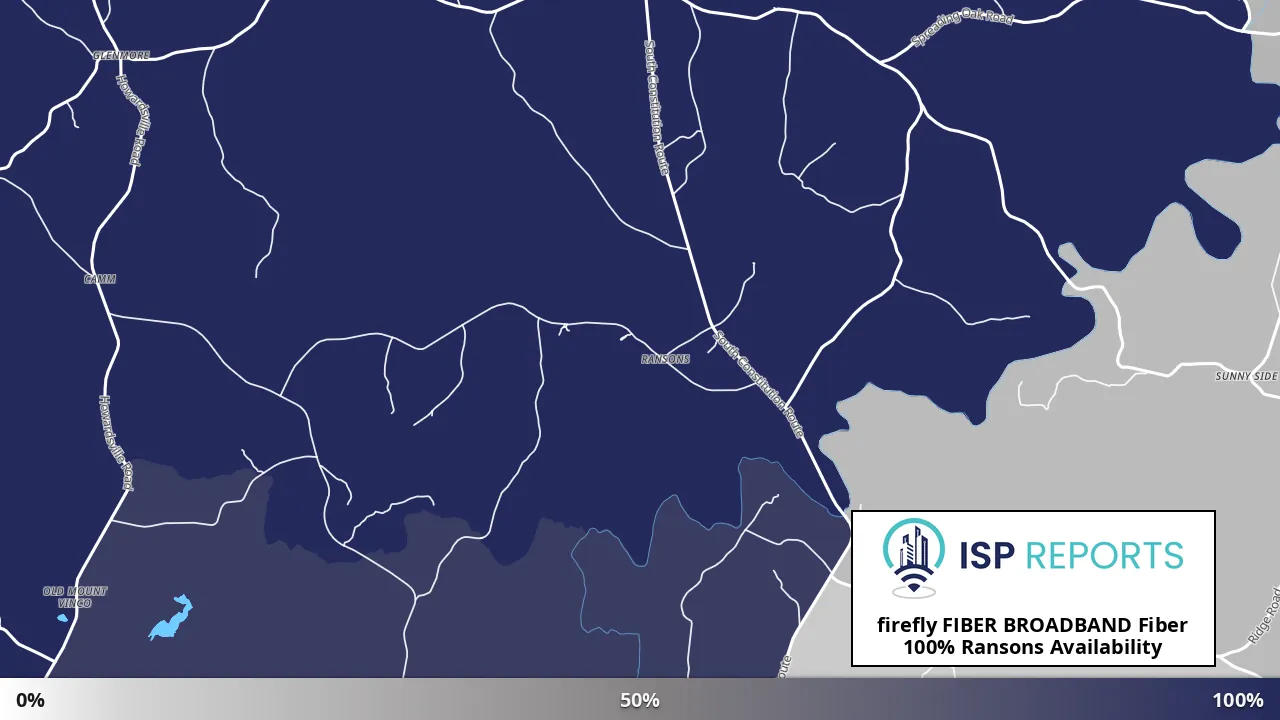 Ransons, VA map of internet availability