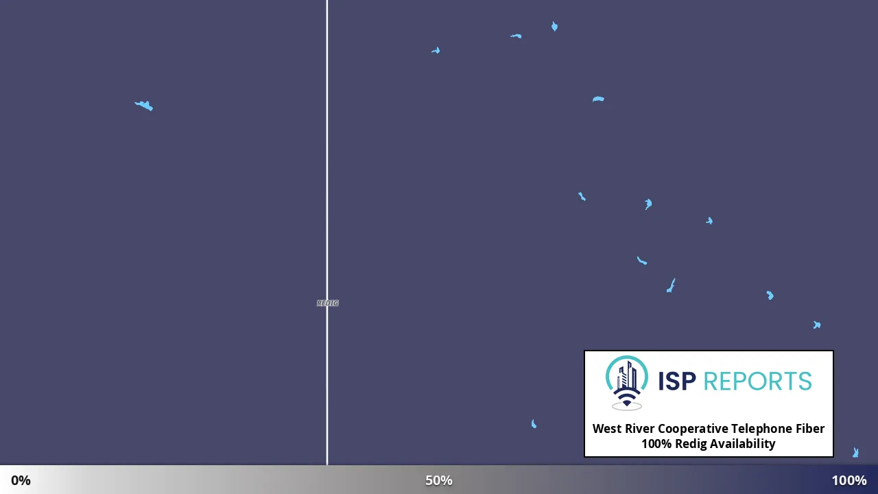 Redig, SD map of internet availability