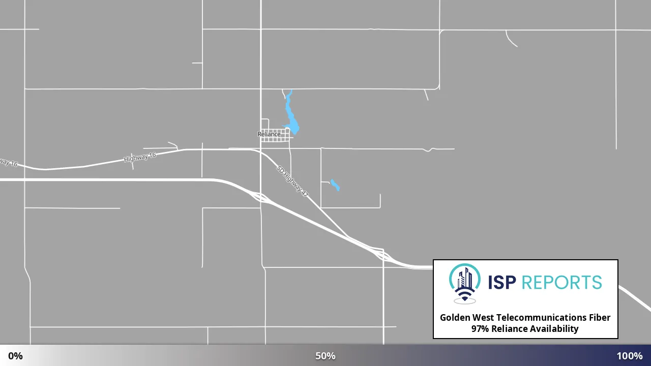 Reliance, SD map of internet availability