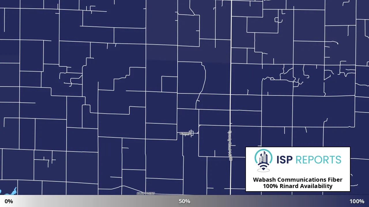 Rinard, IL map of internet availability