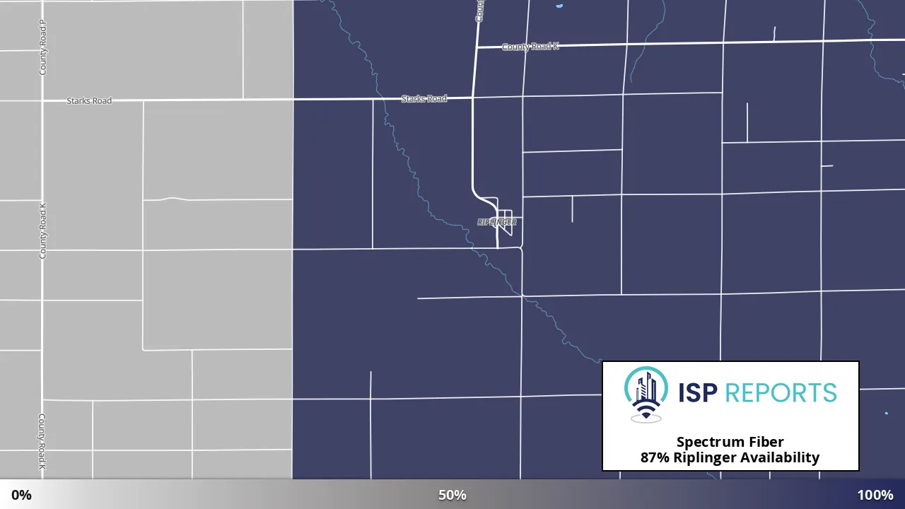 Riplinger, WI map of internet availability