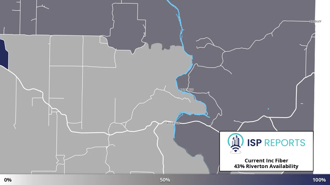 Riverton, MO map of internet availability