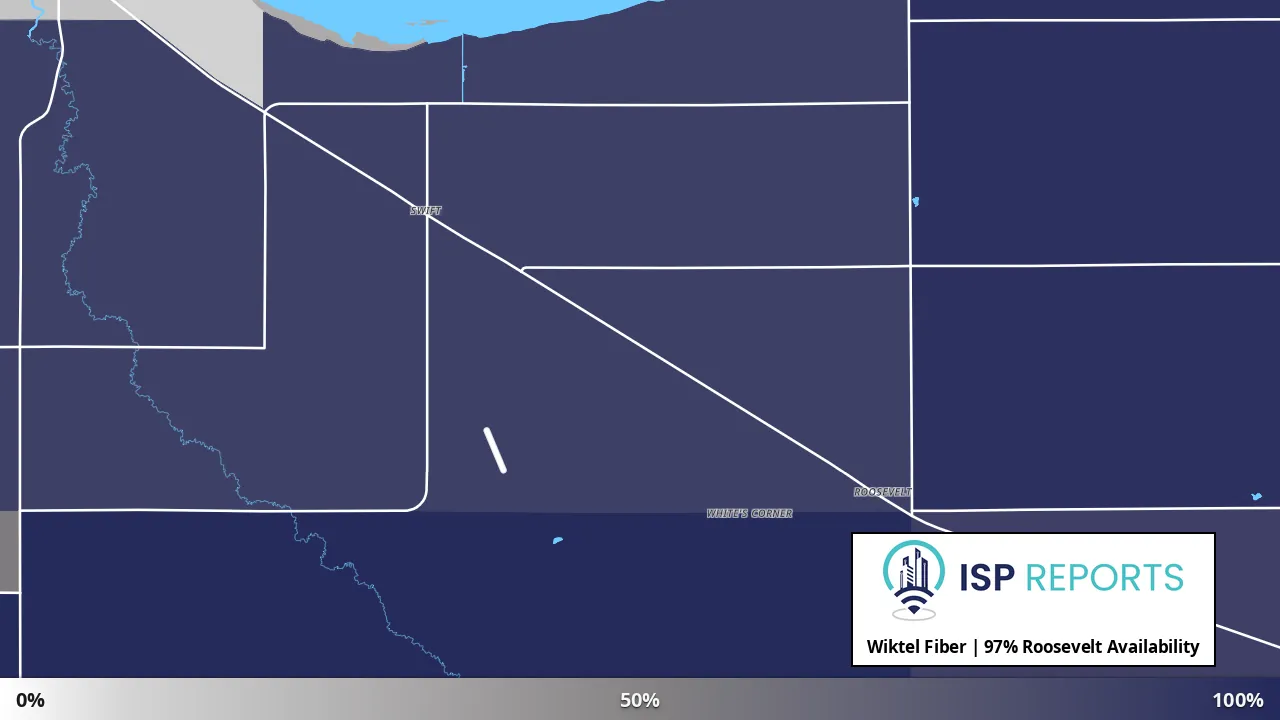 Roosevelt, MN map of internet availability