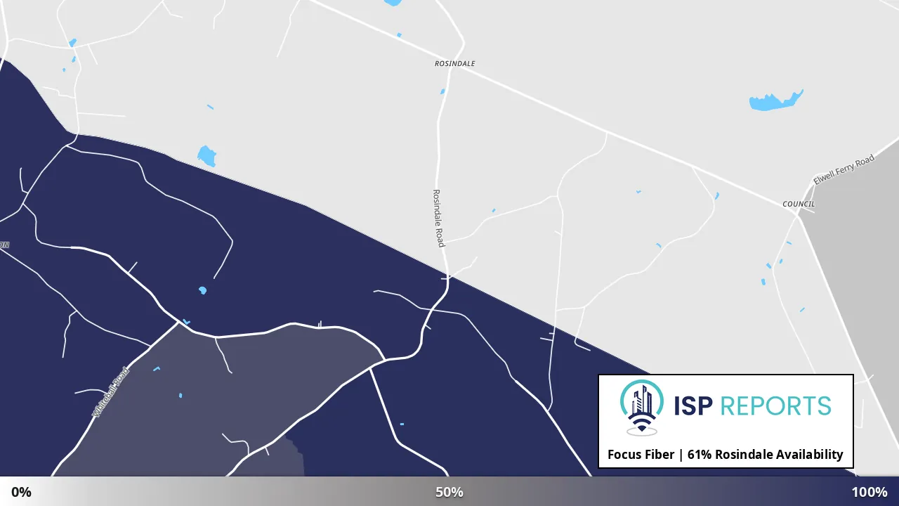 Rosindale, NC map of internet availability
