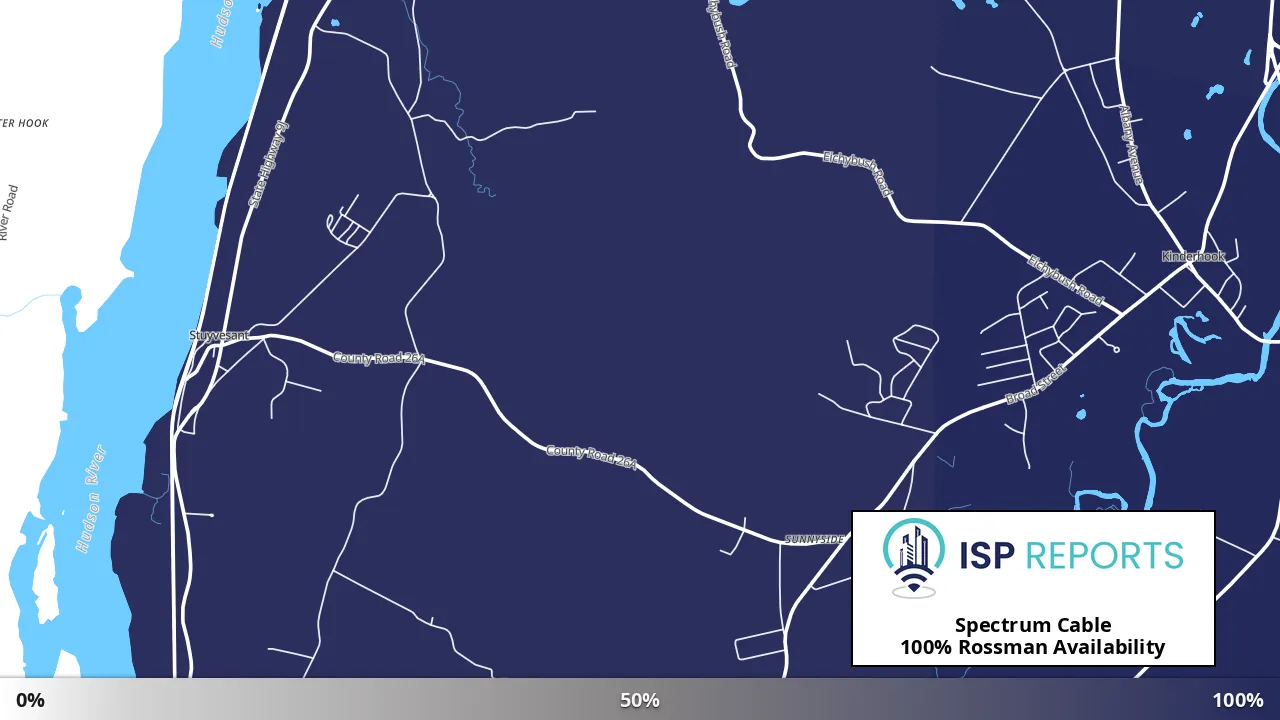Rossman, NY map of internet availability