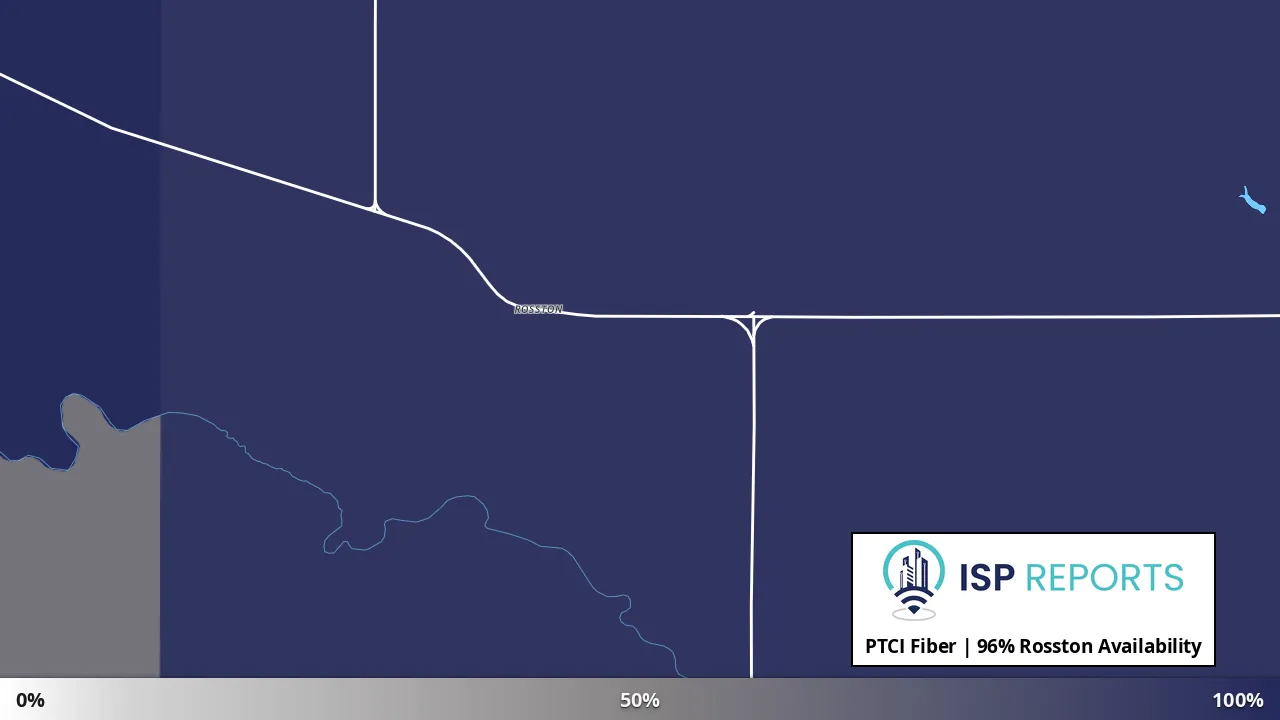 Rosston, OK map of internet availability