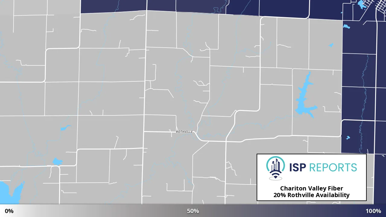Rothville, MO map of internet availability