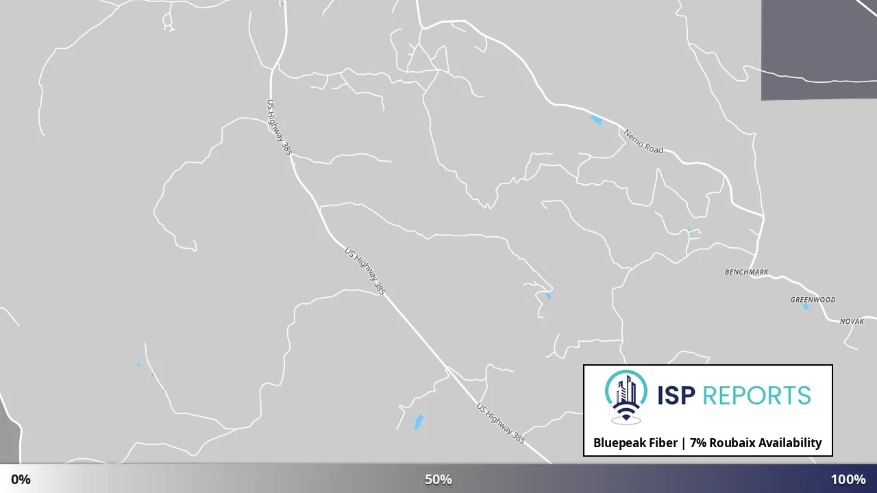Roubaix, SD map of internet availability