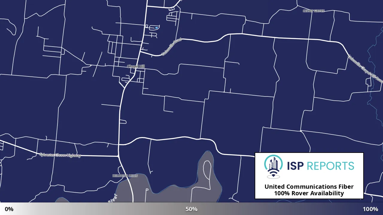 Rover, TN map of internet availability