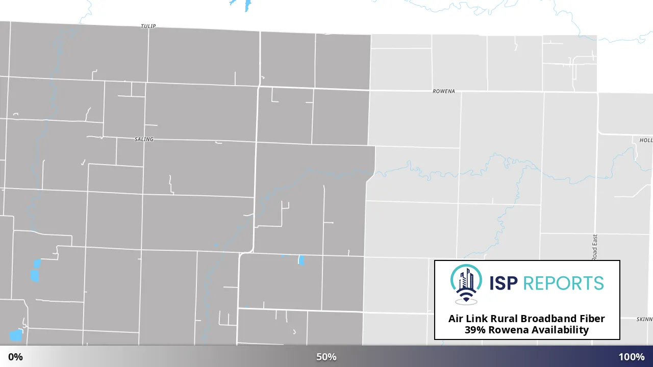 Rowena, MO map of internet availability