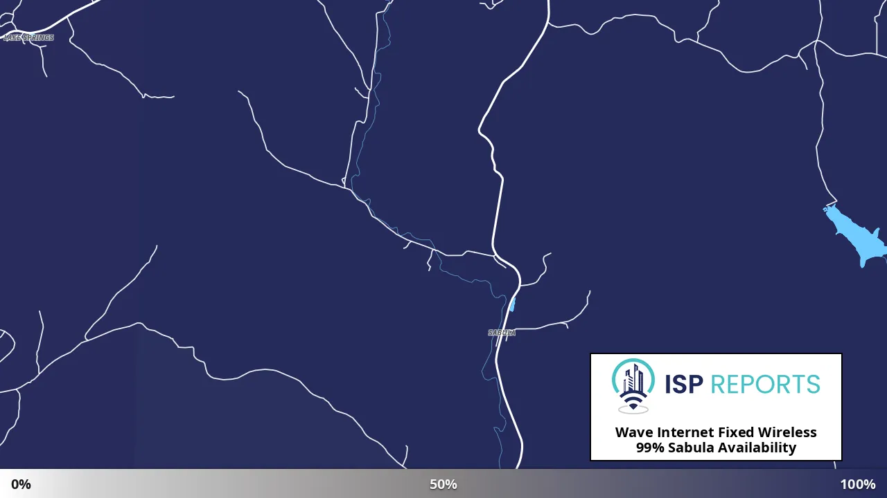 Sabula, MO map of internet availability