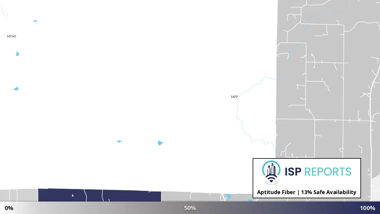 Safe, MO map of internet availability