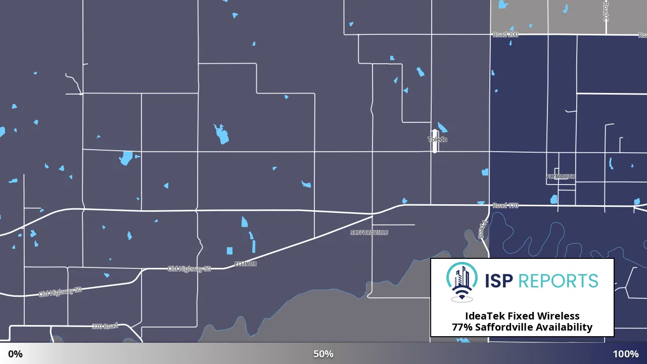 Saffordville, KS map of internet availability