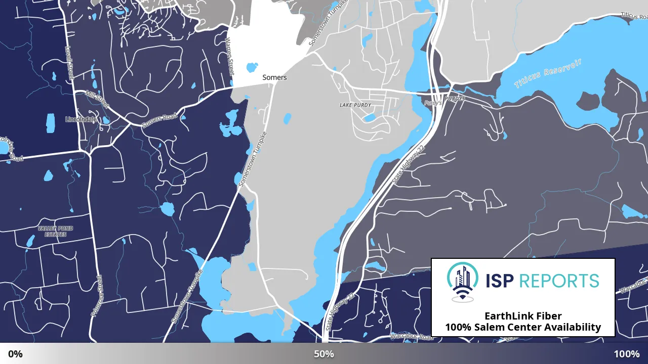 Salem Center, NY map of internet availability