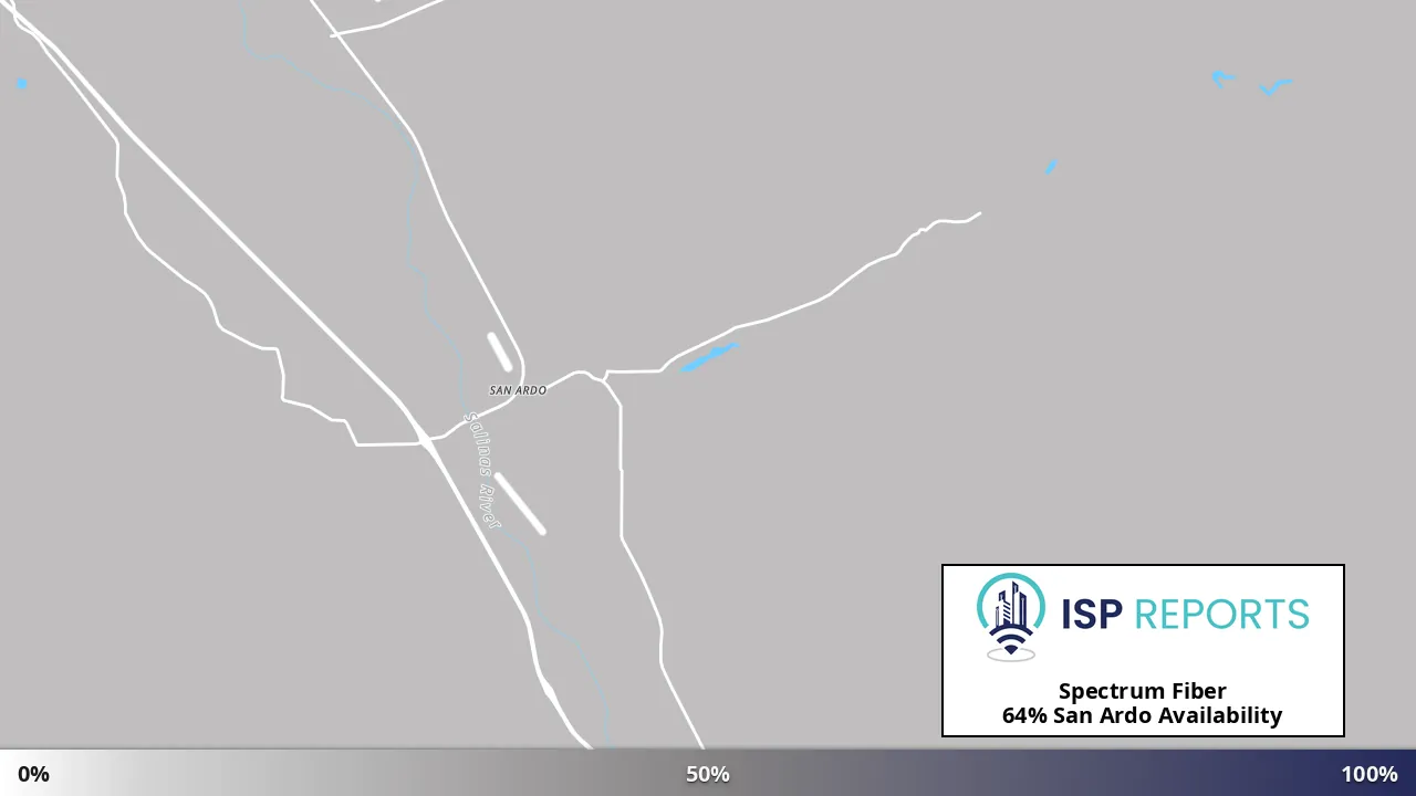 San Ardo, CA map of internet availability